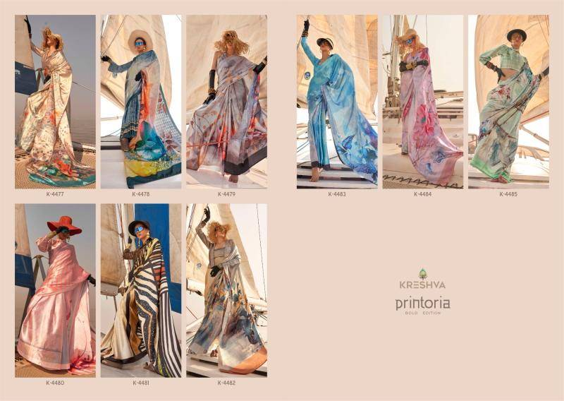 Kreshva printoria korean Designer Sarees in Delhi